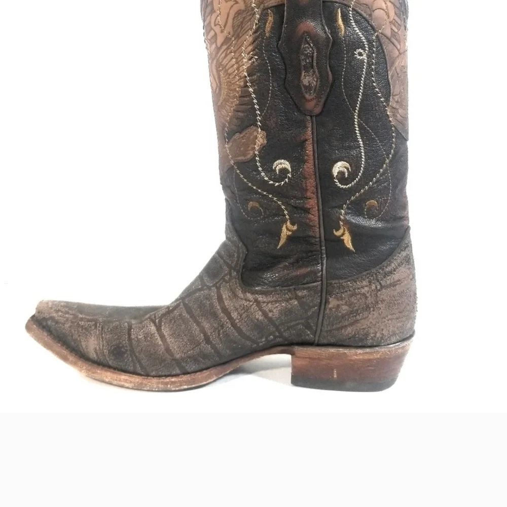 Corral Black and Brown Men's Boots Size 8 D